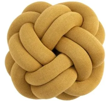 Design House Stockholm Knot Kissen Gelb