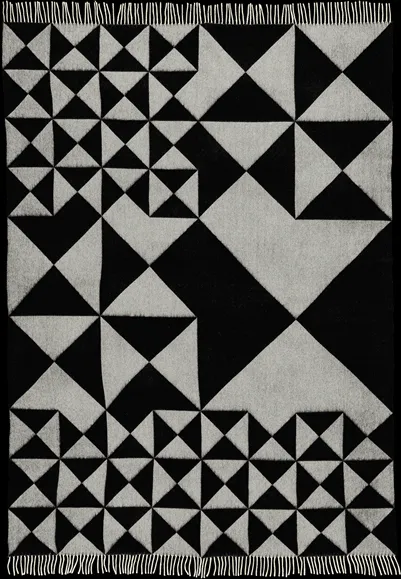 Verpan Mirror Plaid Schwarz