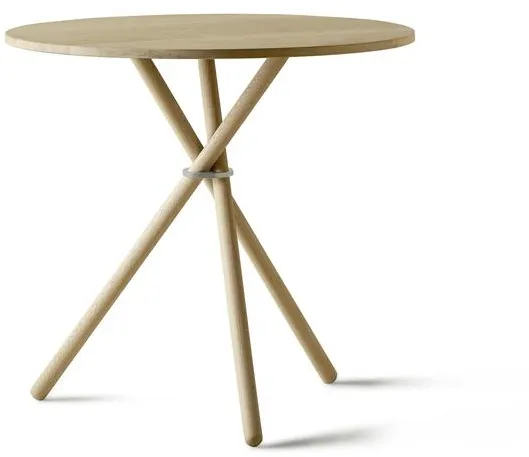 Eberhart Aldric Cafétisch Ø80 Hell Eiche