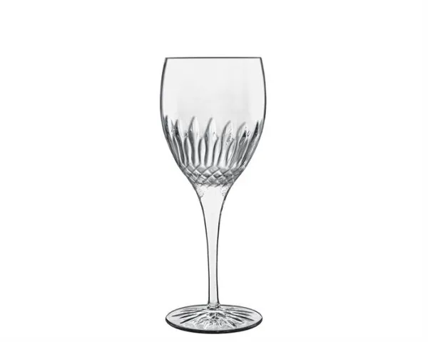 Luigi Bomioli Diamant Weißweingläser 38 cl. 4 Stk.